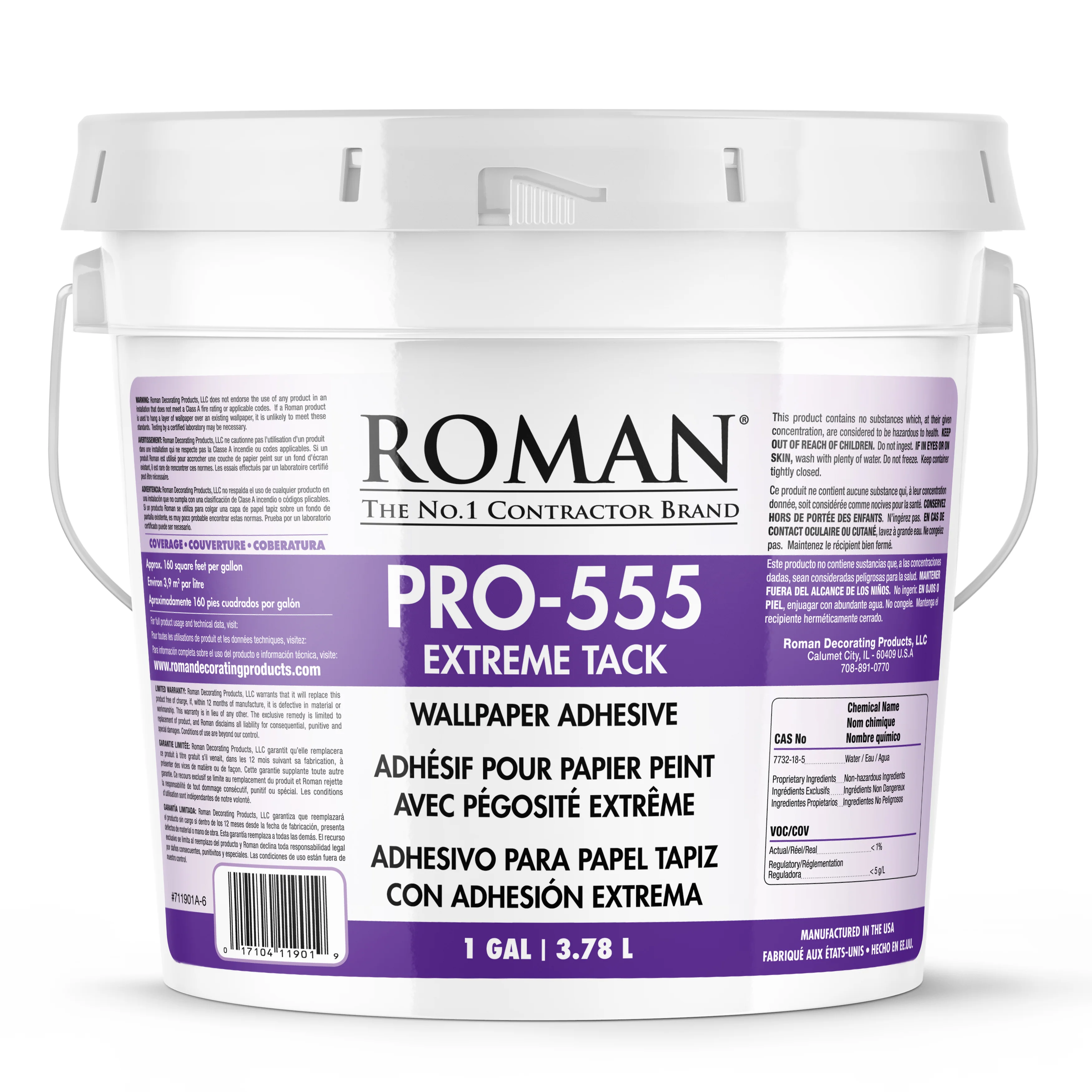 PRO-555 Extreme Tack Wallcovering Adhesive - Image 3